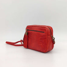 Cargar imagen en el visor de la galerÃa, Bolso bandolera pequeña, piel efecto escamas