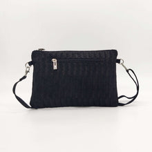 Cargar imagen en el visor de la galería, Bandolera de piel efecto espiga