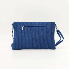 Cargar imagen en el visor de la galería, Bandolera de piel efecto espiga