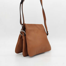 Cargar imagen en el visor de la galería, Bandolera de piel lisa SUEZ