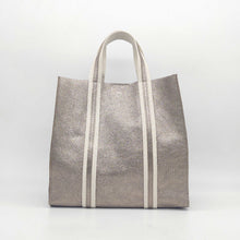 Cargar imagen en el visor de la galería, Bolso de piel efecto metalizado MARBELLA (2 piezas)