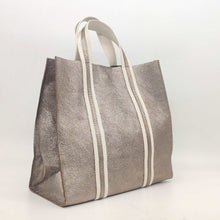 Cargar imagen en el visor de la galería, Bolso de piel efecto metalizado MARBELLA (2 piezas)