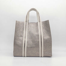 Cargar imagen en el visor de la galería, Bolso de piel efecto metalizado MARBELLA (2 piezas)