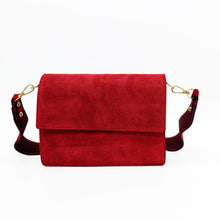 Cargar imagen en el visor de la galería, Bolso flap de ante PEONÍA