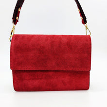 Cargar imagen en el visor de la galería, Bolso flap de ante PEONÍA