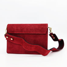 Cargar imagen en el visor de la galería, Bolso flap de ante PEONÍA