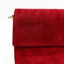 Cargar imagen en el visor de la galería, Bolso flap de ante PEONÍA