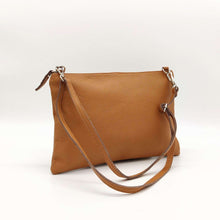 Cargar imagen en el visor de la galería, Bolso bandolera de piel lisa