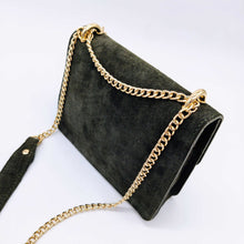 Cargar imagen en el visor de la galería, Bolso de ante con cadena LYON