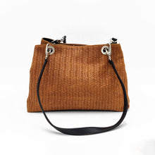 Cargar imagen en el visor de la galerÃa, Bolso shoulder de piel efecto espiga