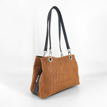 Cargar imagen en el visor de la galerÃa, Bolso shoulder de piel efecto espiga