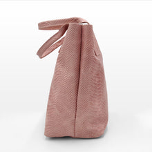 Cargar imagen en el visor de la galería, Bolso shopper de piel efecto cocodrilo rosa palo