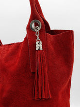 Cargar imagen en el visor de la galería, Bolso shopper de piel serraje, varios colores