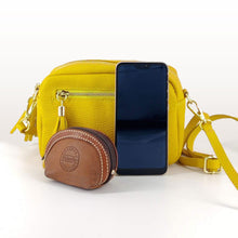 Cargar imagen en el visor de la galería, Bolso bandolera de piel Telma