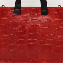 Cargar imagen en el visor de la galería, Bolso cuadrado de piel rígido efecto escamas