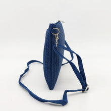 Cargar imagen en el visor de la galería, Bandolera de piel efecto espiga
