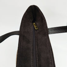 Cargar imagen en el visor de la galería, Bolso tote de ante bicolor