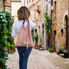 Cargar imagen en el visor de la galería, Bolso tote de piel ante TOSCANA