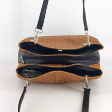 Cargar imagen en el visor de la galerÃa, Bolso shoulder de piel efecto espiga