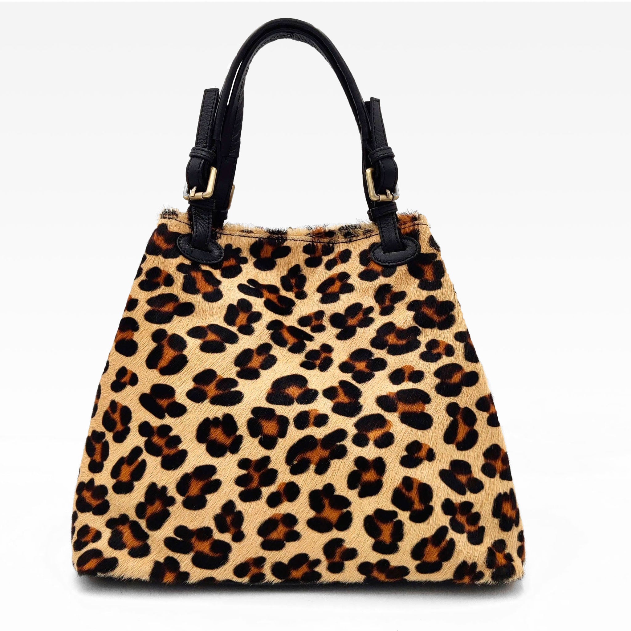 Leopardo Bolso Piel Pelo Potro Piel Pelo Potro Leopardo