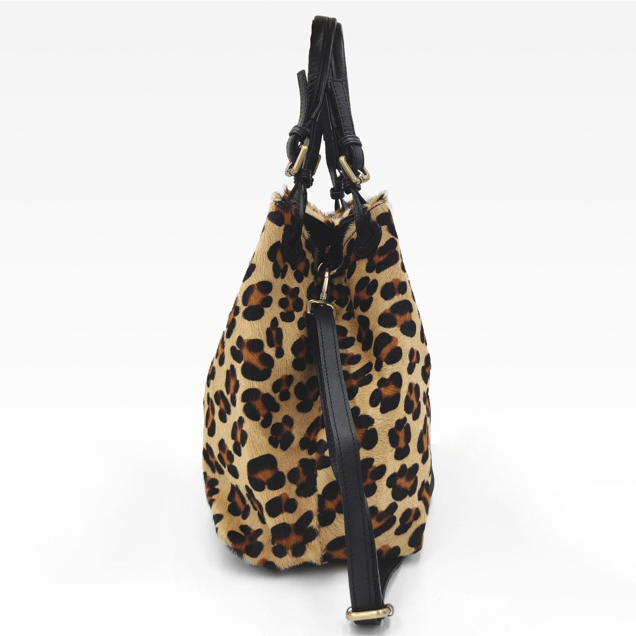 Bolso Tote Bolso Negro Y Leopardo Bolso Shopper Sunny #2 Con - Main Image